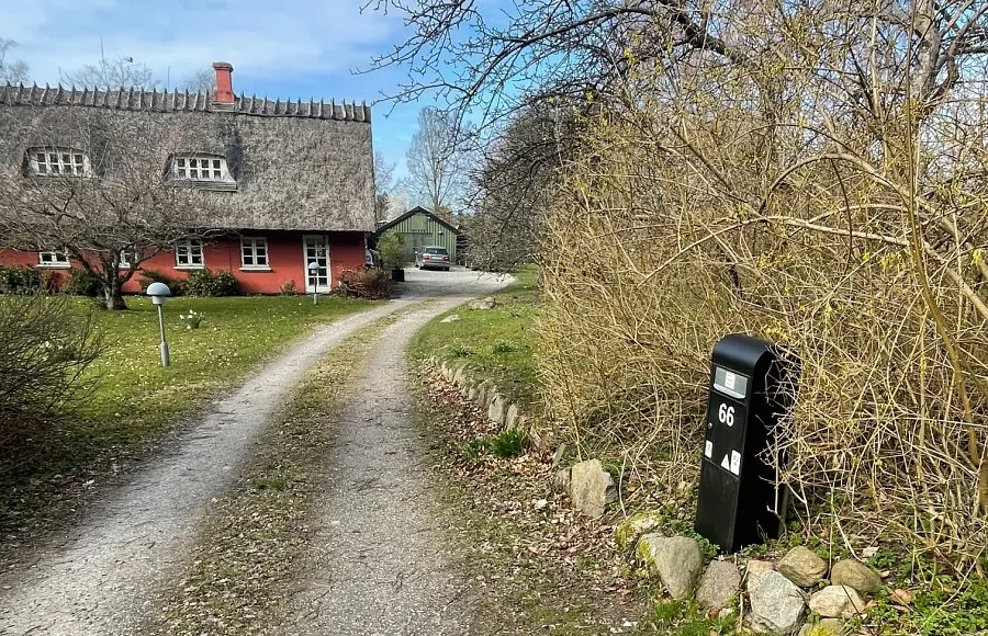 Hjertestarter på Skovvej 66